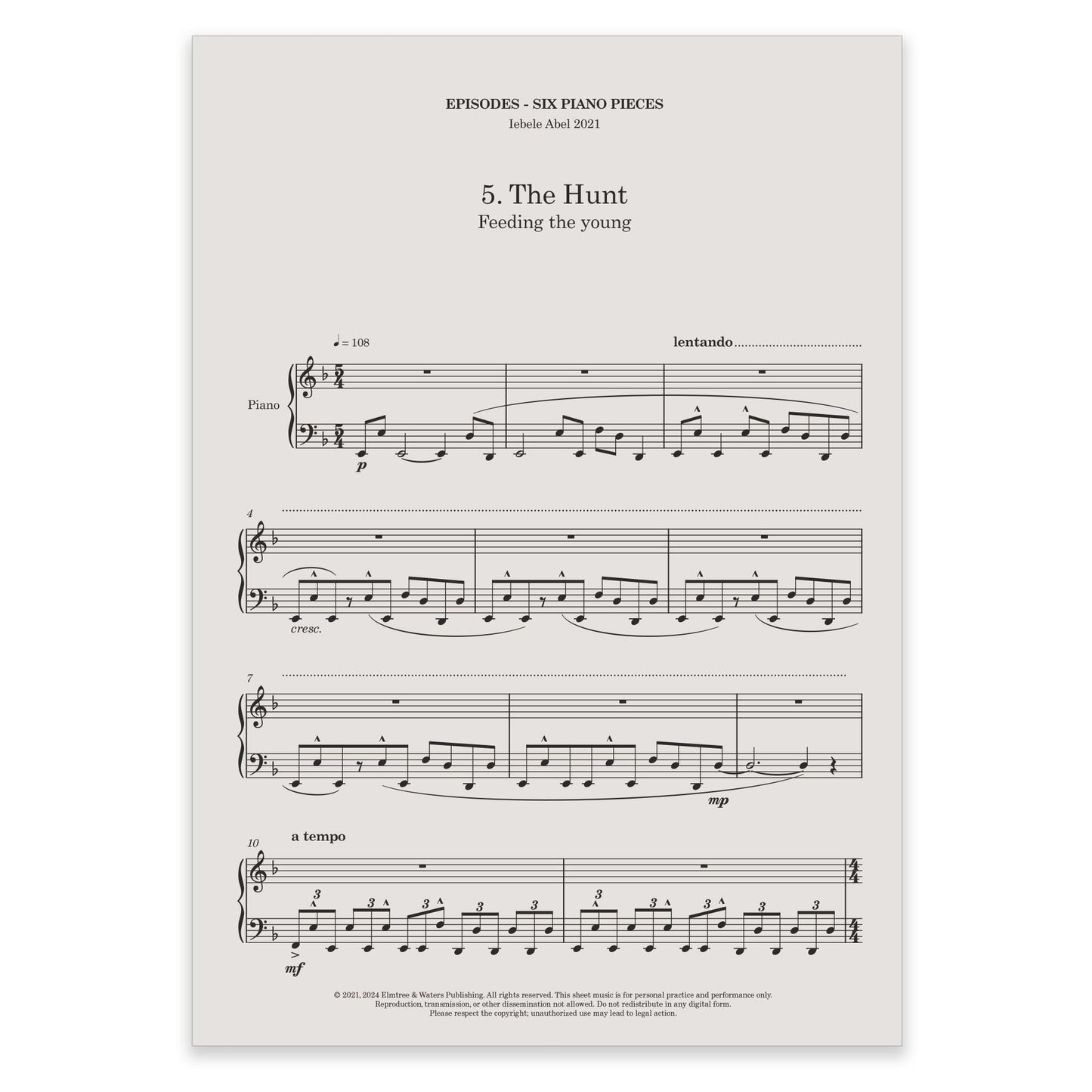 The hunt - Feeding the young