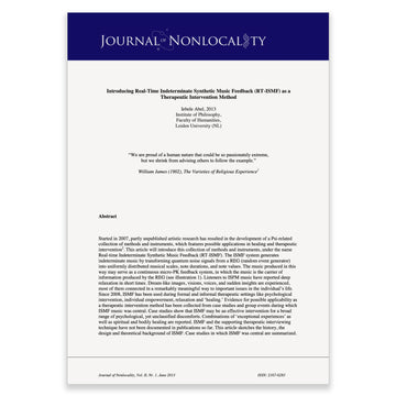 PDF - Introducing Real-Time Indeterminate Synthetic Music Feedback